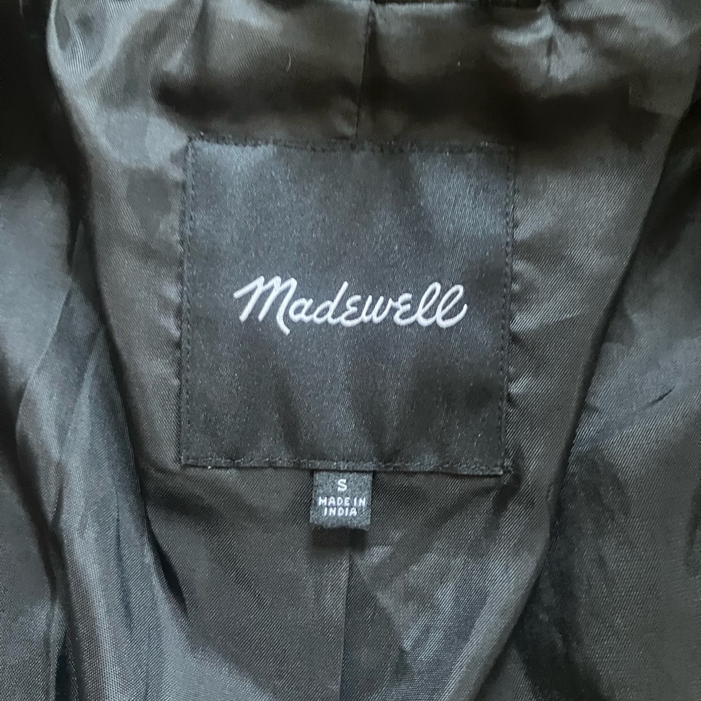 Madewell Black Leather Motorcycle Jacket - Picture 5 of 6